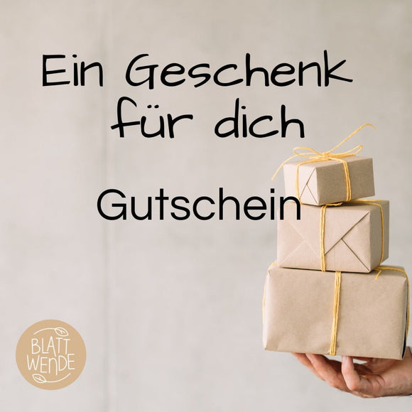 Blattwende GeschenkgutscheinBlattwende