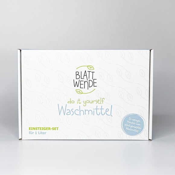 DIY Waschmittel für Einsteiger 1 LiterBlattwende