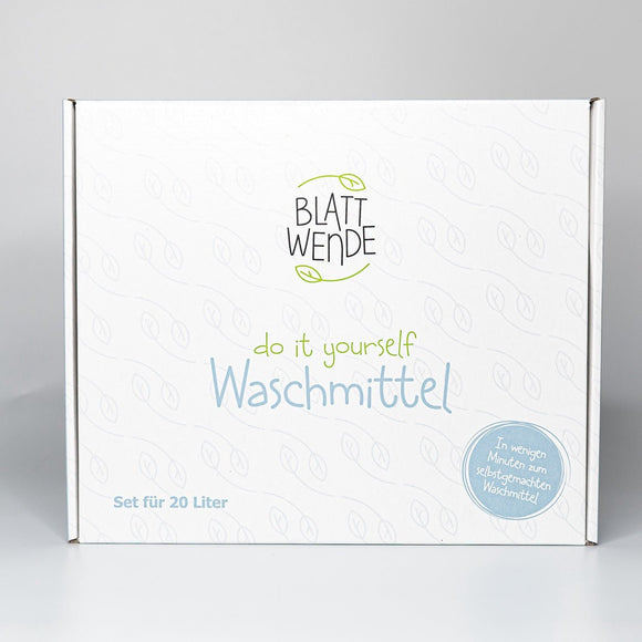 DIY Waschmittel Zutaten für 20 LiterBlattwende