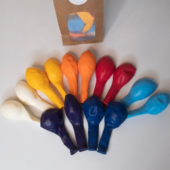 Luftballons aus NaturkautschukBlattwende