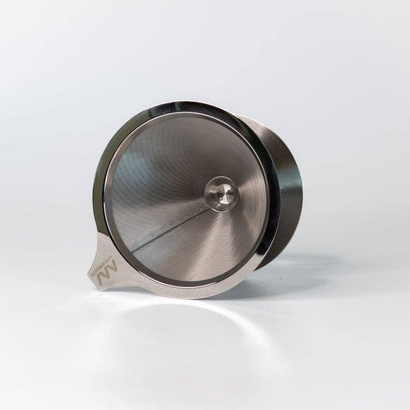 Zero Waste Kaffeefilter aus EdelstahlBlattwende