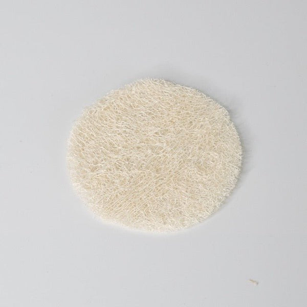 Gesichtspeelingpads aus Luffa 6 StückBlattwende